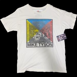 Mike Tyson Friends and Enemies Tee / Vintage White